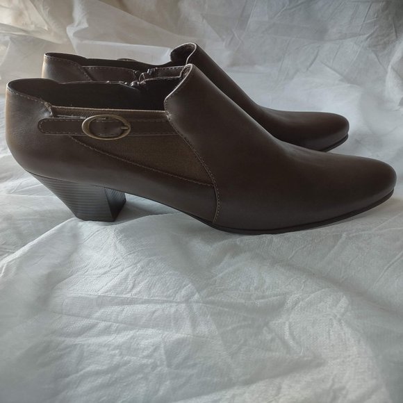 Croft & Barrow® Ines Women's Ankle Boots Brown NEW - Picture 9 of 11